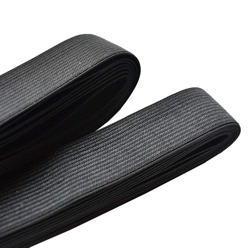 Lelines Leline's Elastic Spool, Knit Elastic Band for Sewing, 1 Inch X 5 Yard, Black - Image 2